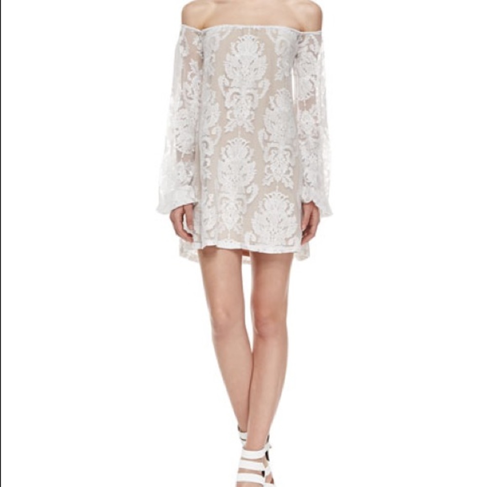 White Dress Off the Shoulder For Love And Lemons
